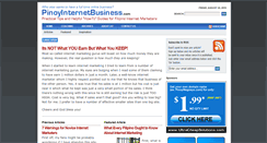 Desktop Screenshot of pinoyinternetbusiness.com