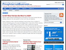 Tablet Screenshot of pinoyinternetbusiness.com